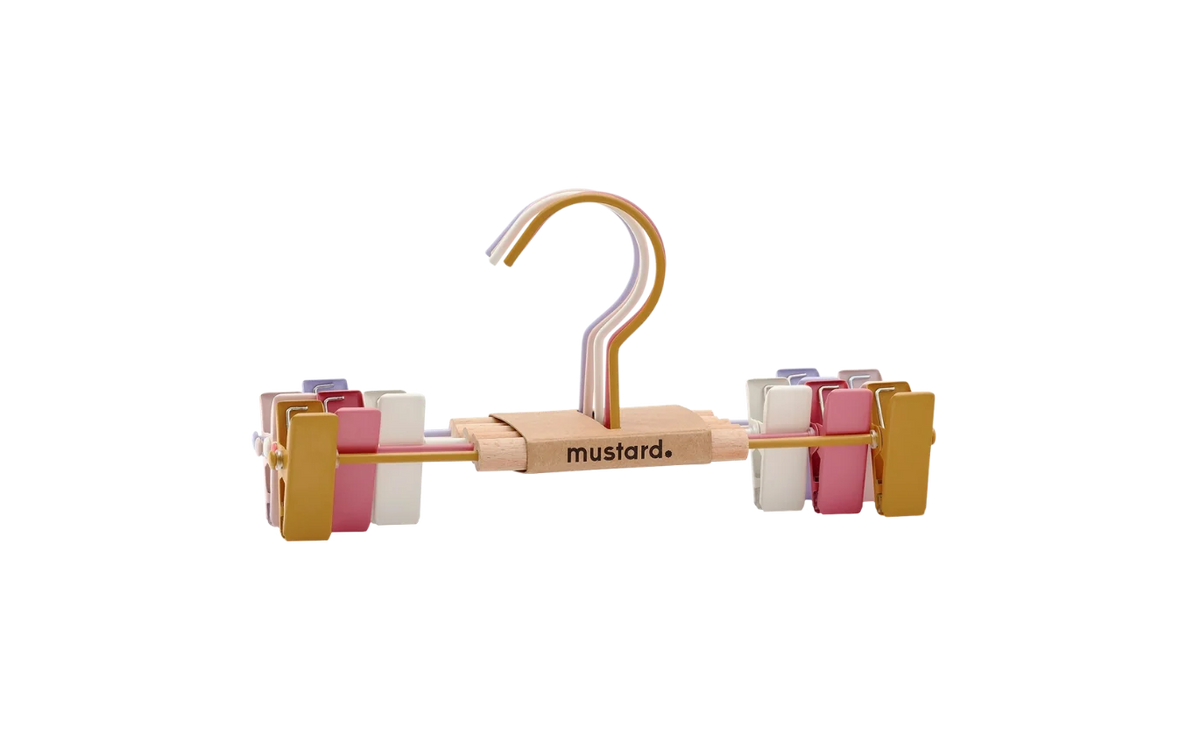 Kids Clip Hangers ~ Set of 5