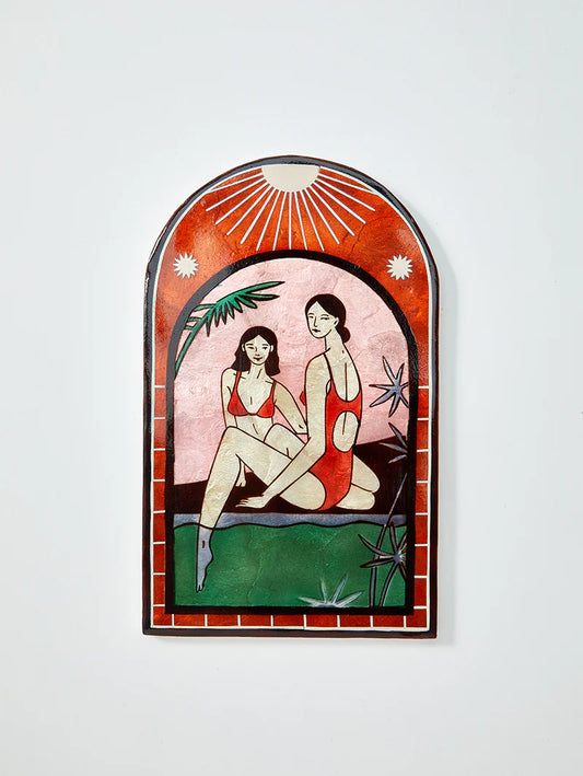Resort Toe Dip Green Wall Art
