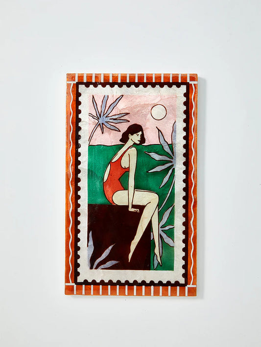 Resort Dangle Green Wall Art