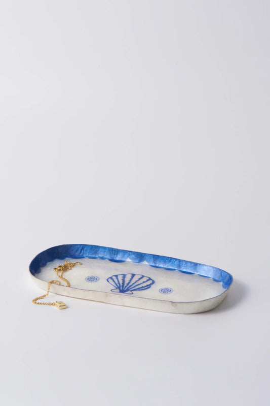 Atlantic Shell Tray Blue