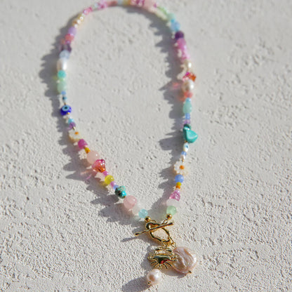 Rainbow Fob Necklace