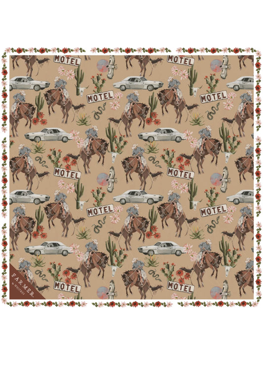 No Man's Land Cotton Bandana 65x65