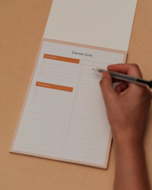 Ochre Composition Listmaker Notepad