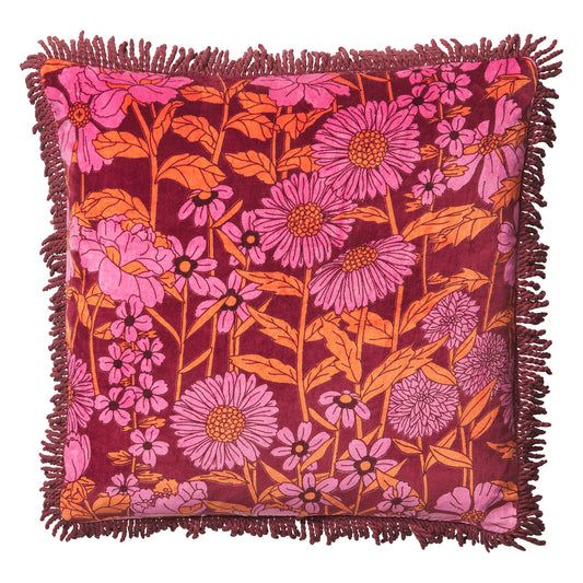 Bernanda Velvet Cushion Port