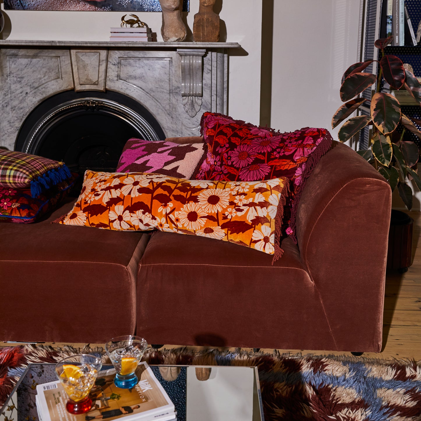 Bernanda Velvet Cushion Valencia