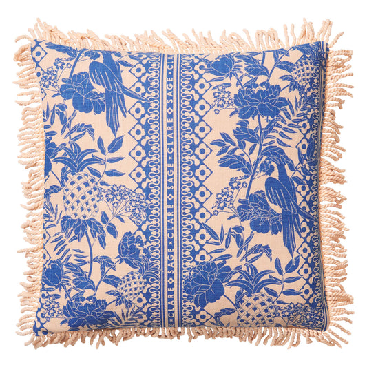 Alexa Print Cushion - Lapis