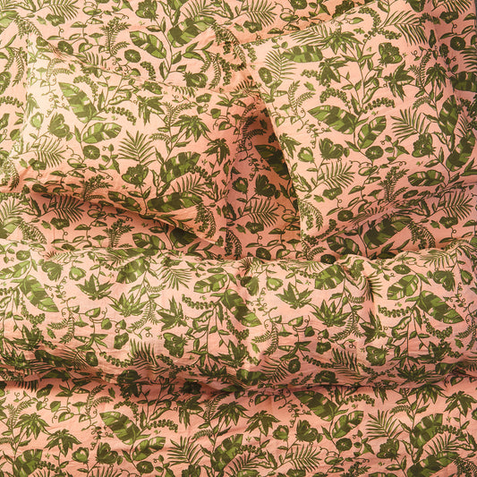 Safia Linen Flat Sheet Martini
