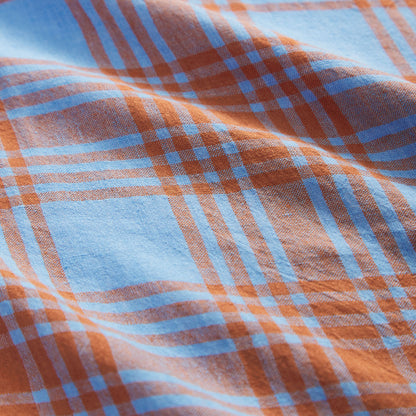 Pello Linen Flat Sheet - Blue Jay