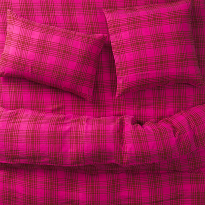 Pello Linen Pillowcase Set of 2 Bougainvillea