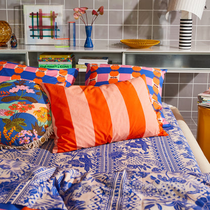 Blanca Cotton Pillowcase Set - Aperol