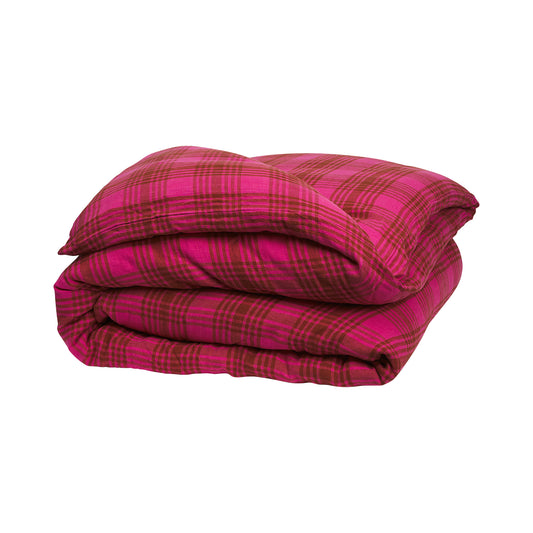 Pello Linen Quilt Cover Bougainvillea