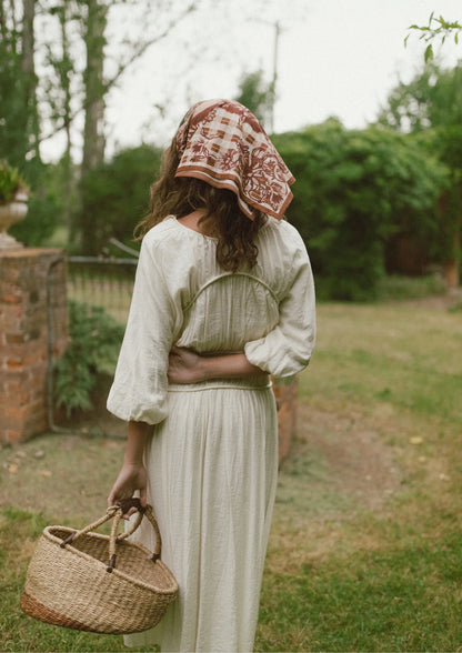 Pistol + Petal Large Silk Bandana