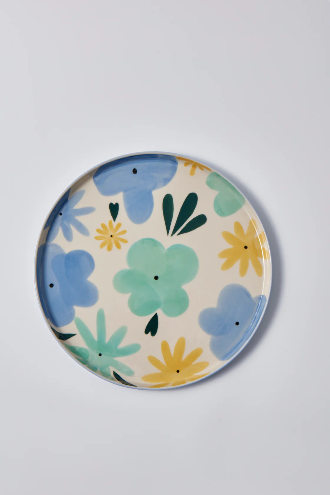 Ditsy Platter Blue