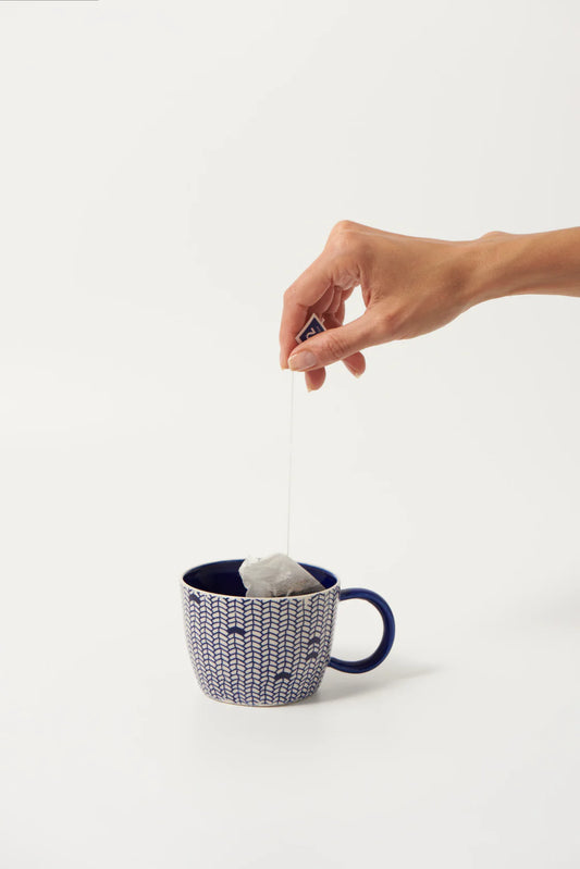 Blue Weave Mug