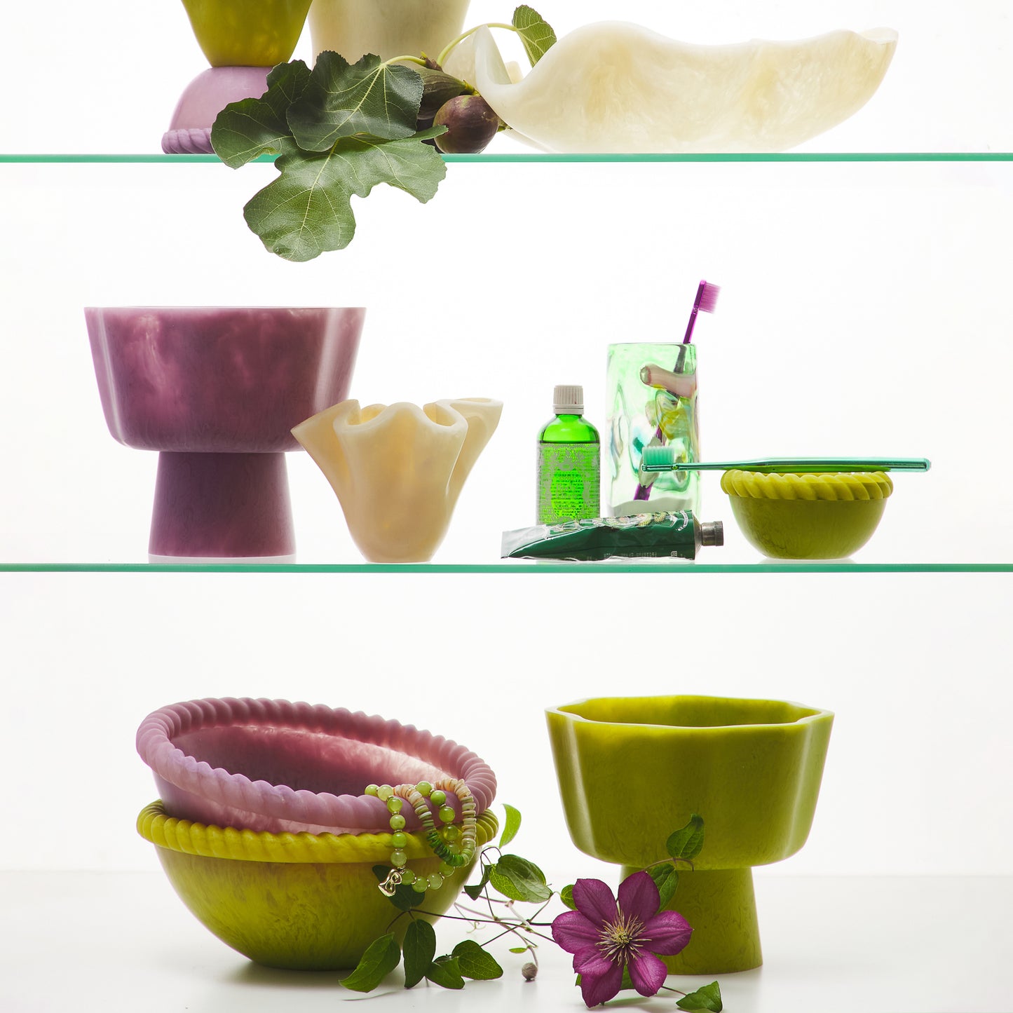 Lou Salad Bowl - Orchid