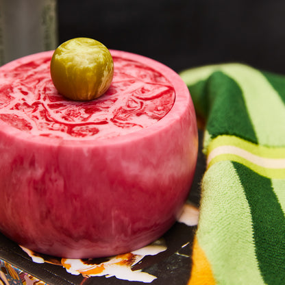 Hazel Canister ~ Crimson + La Palma