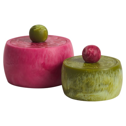 Hazel Canister ~ Crimson + La Palma