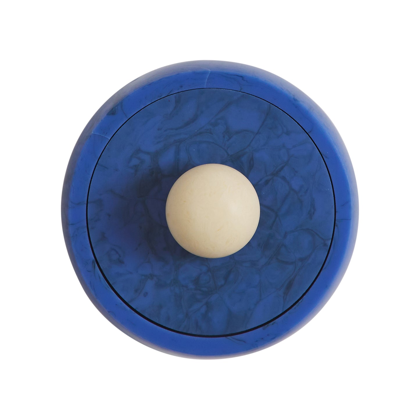 Karine Mini Canister ~ Azure + Pearl