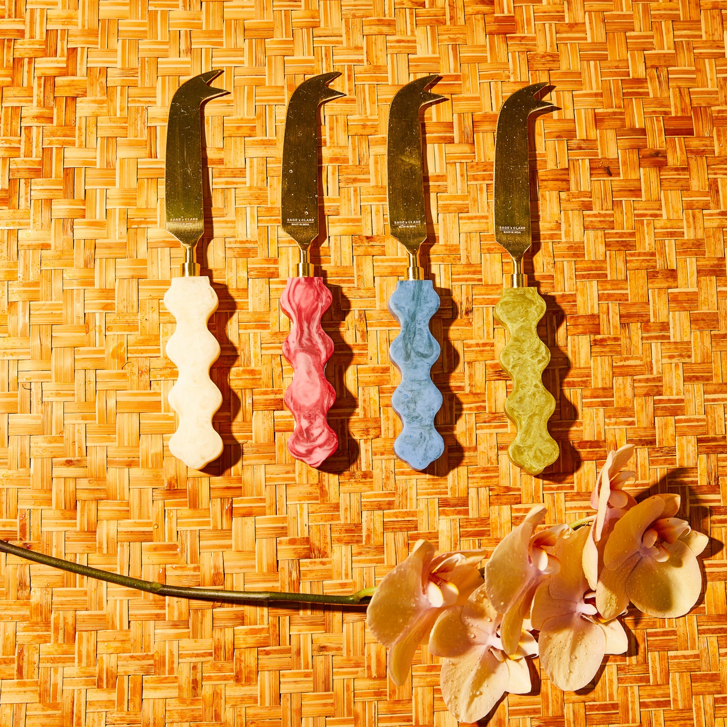Coco Cheese Knife ~ Azure