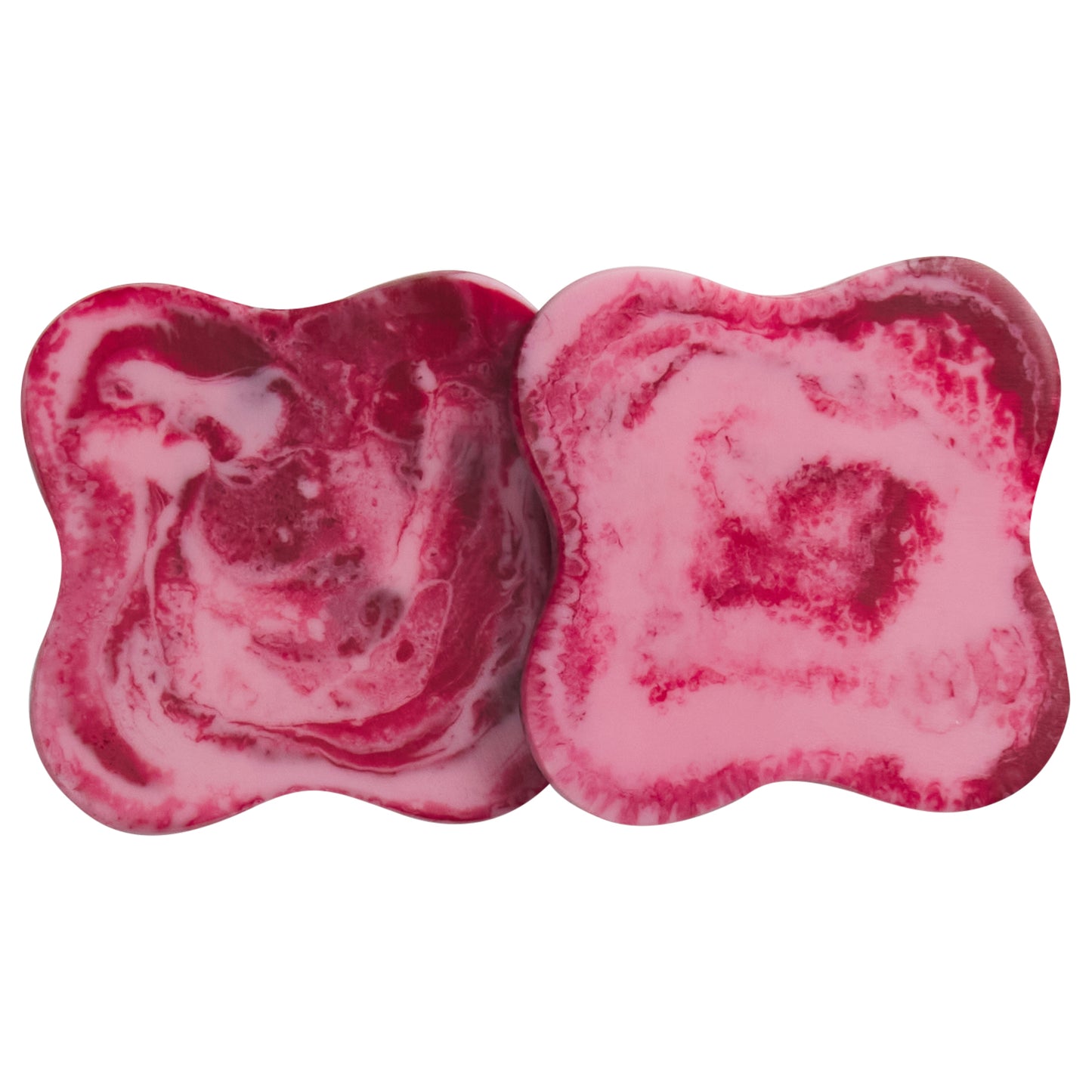 Malorie Coaster Set of 2 - Crimson