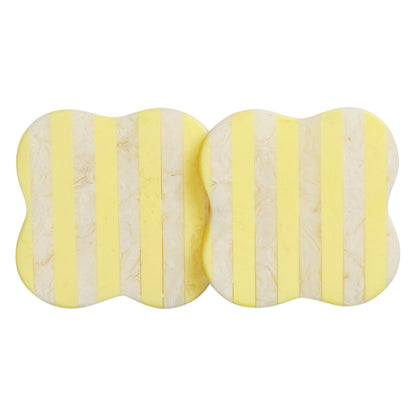 Noellyn Resin Coasters - Set of 2 - Aspen Gold
