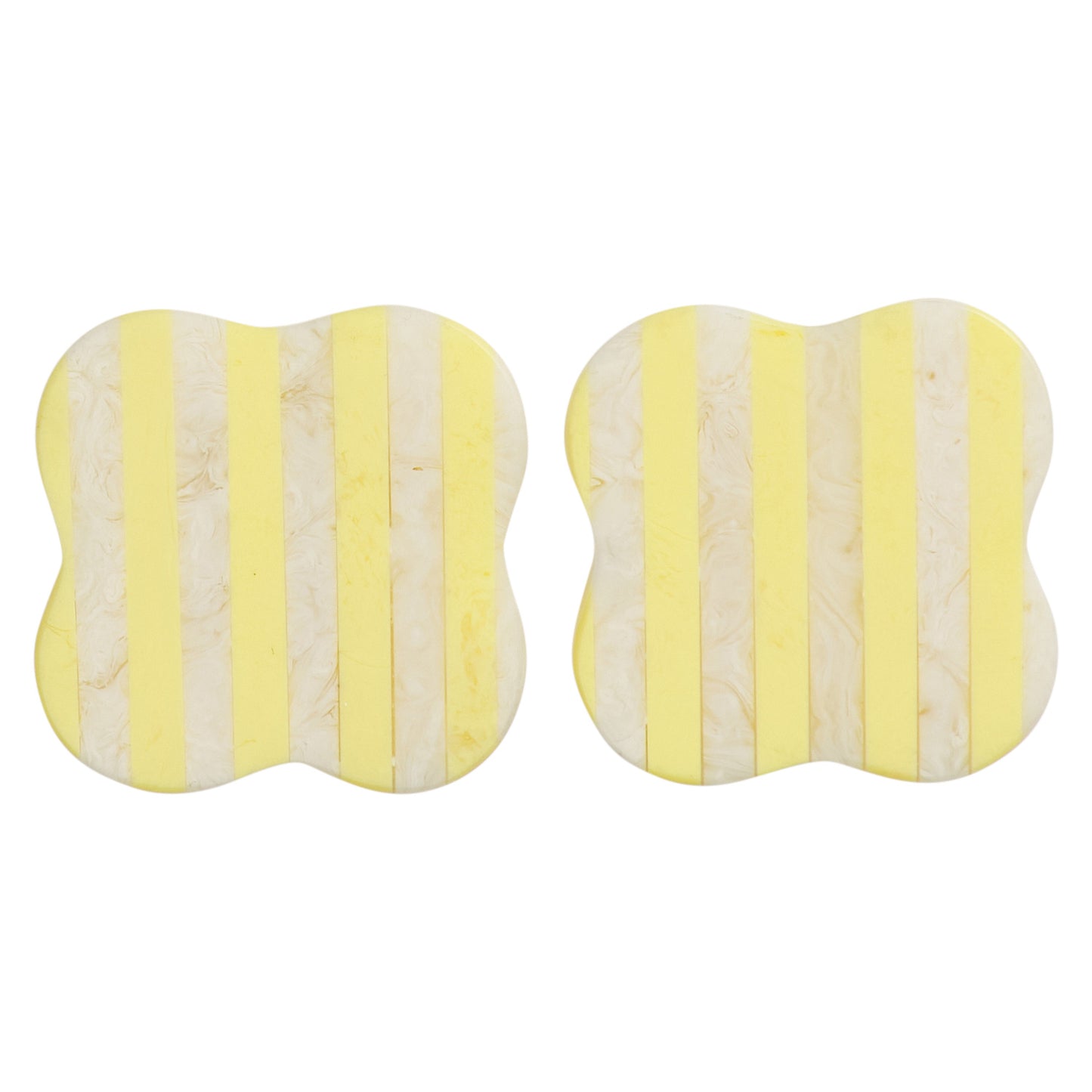 Noellyn Resin Coasters - Set of 2 - Aspen Gold