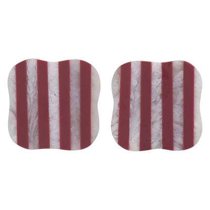 Noellyn Resin Coasters - Set of 2 - Lilac