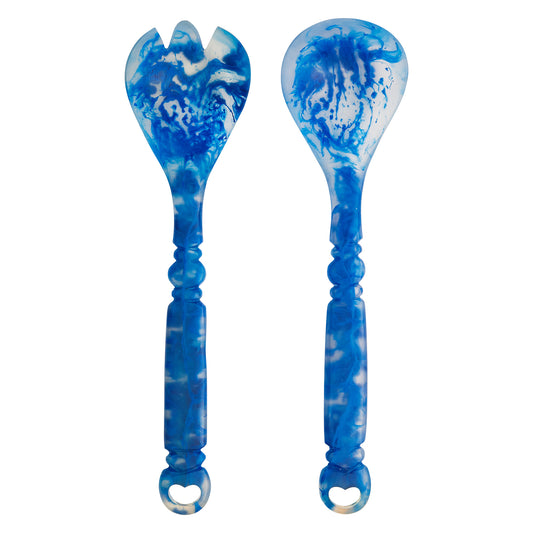 Wilkie Salad Servers Lapis