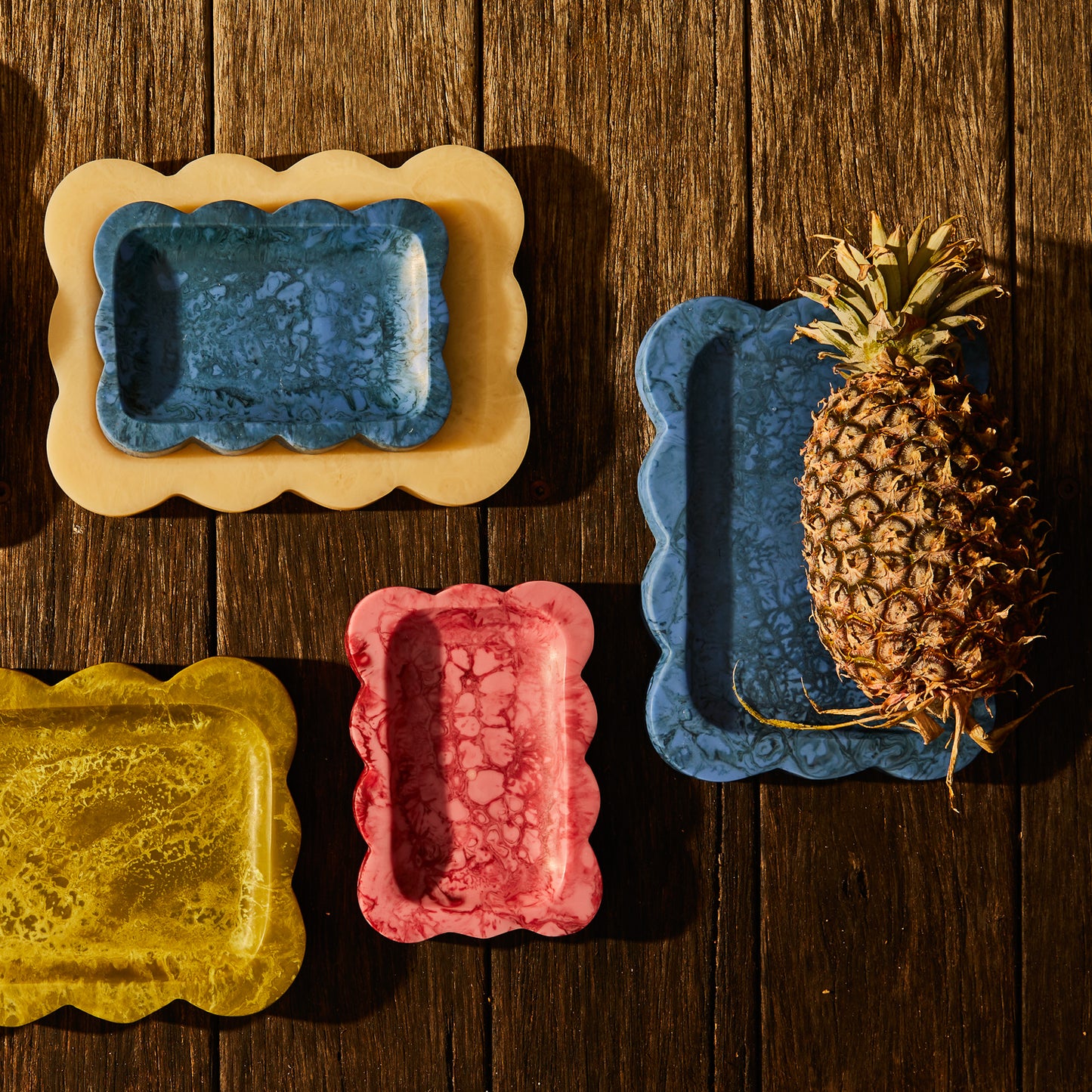 Beau Small Tray ~ Azure