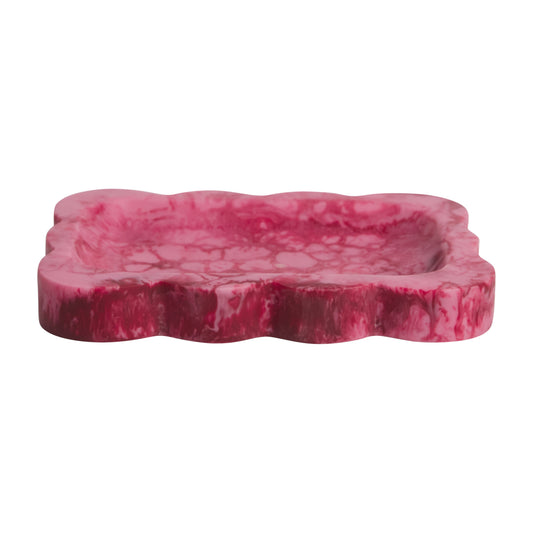 Beau Small Tray ~ Crimson