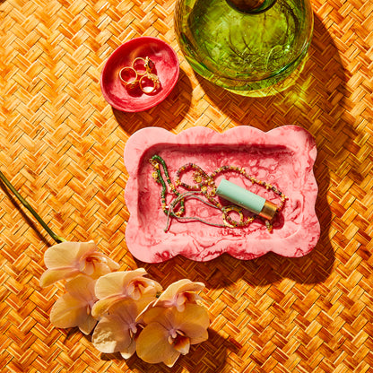 Beau Small Tray ~ Crimson