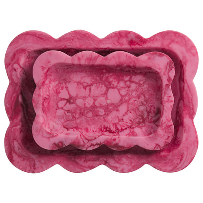 Beau Small Tray ~ Crimson
