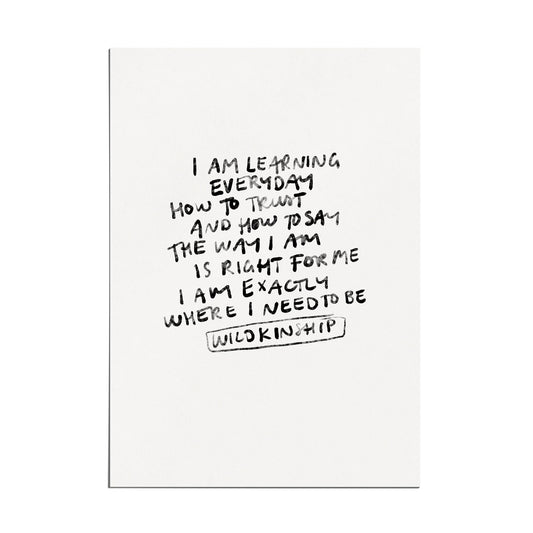 Wildkinship A5 Print