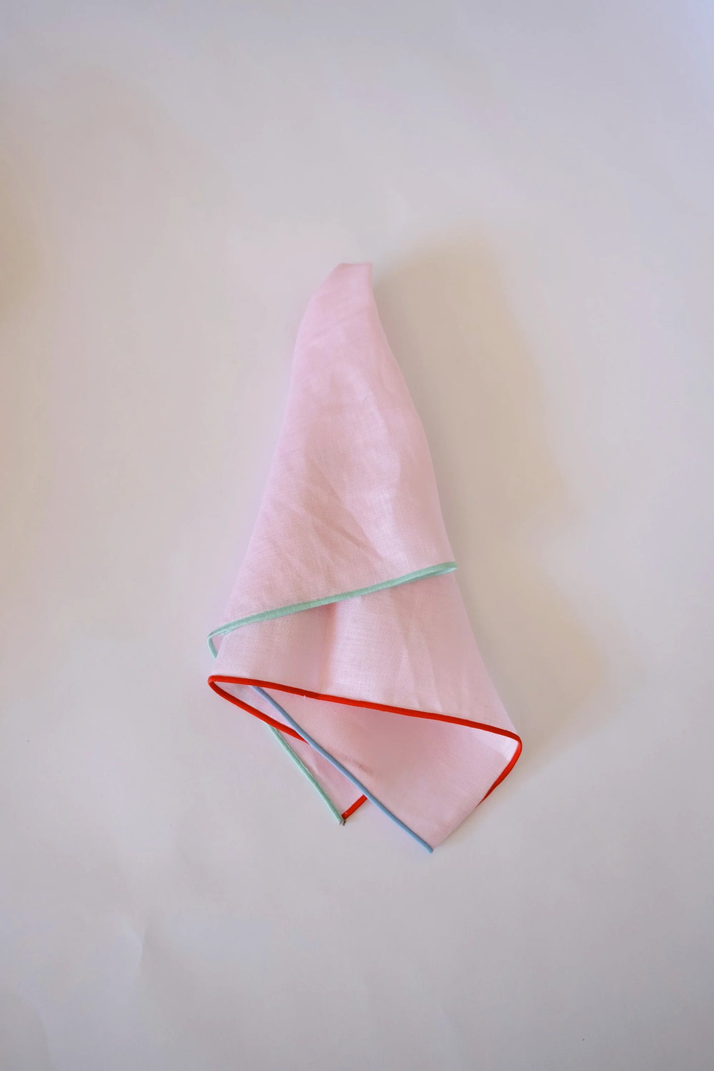 Sherbet Trim Napkin ~ Pink