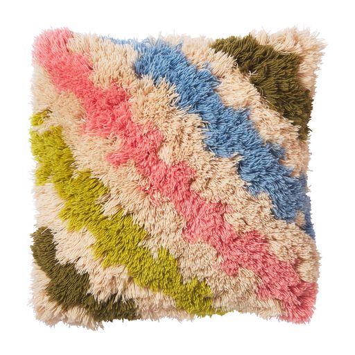 Aletta Shag Cushion - Chai