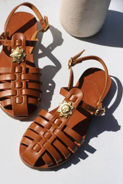 Fisherman Sandals ~ Camel + Sun