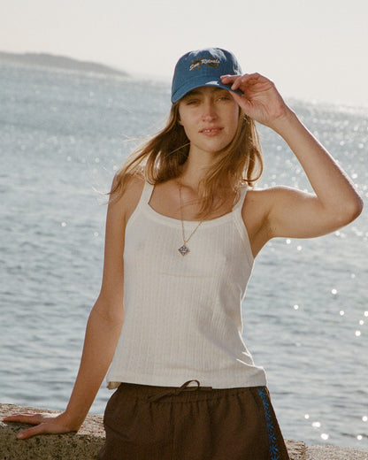 Selina Cap ~ Sea Blue
