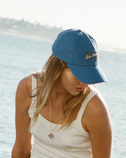 Selina Cap ~ Sea Blue