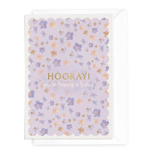 Hooray You're Having a Baby Card
