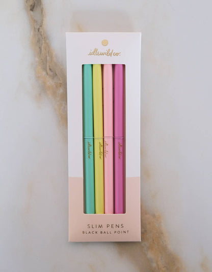 Slim Pen Set | Pastel Brights