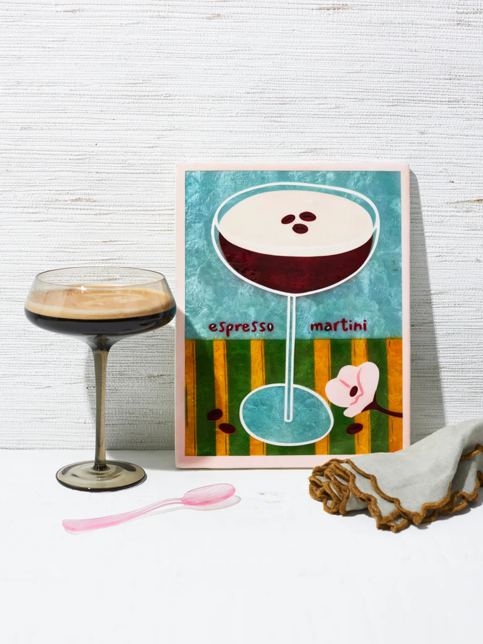 Jones Co Espresso Martini Wall art tile