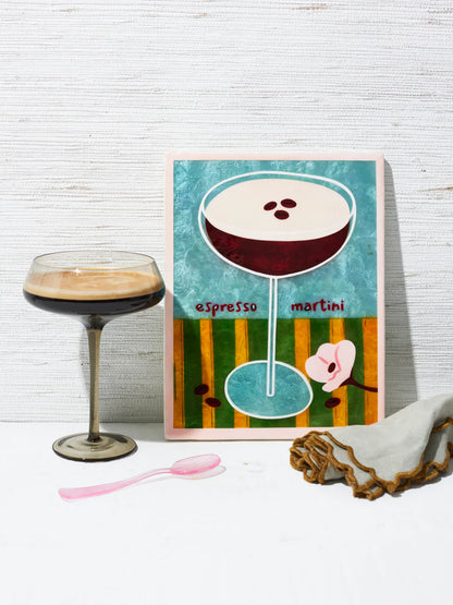 Jones Co Espresso Martini Wall art tile