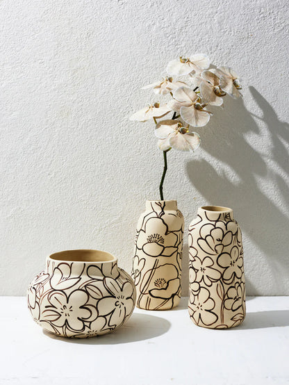Tender Frangipani Tall Vase