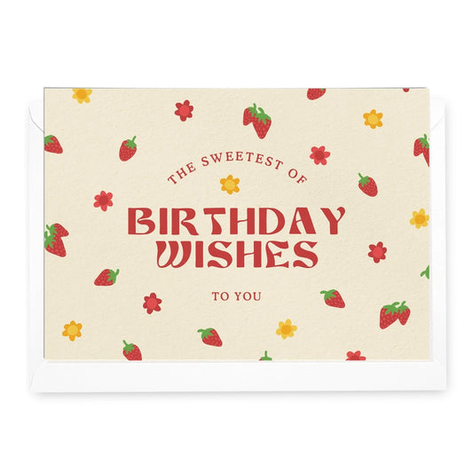 Sweetest Of Birthdays Card