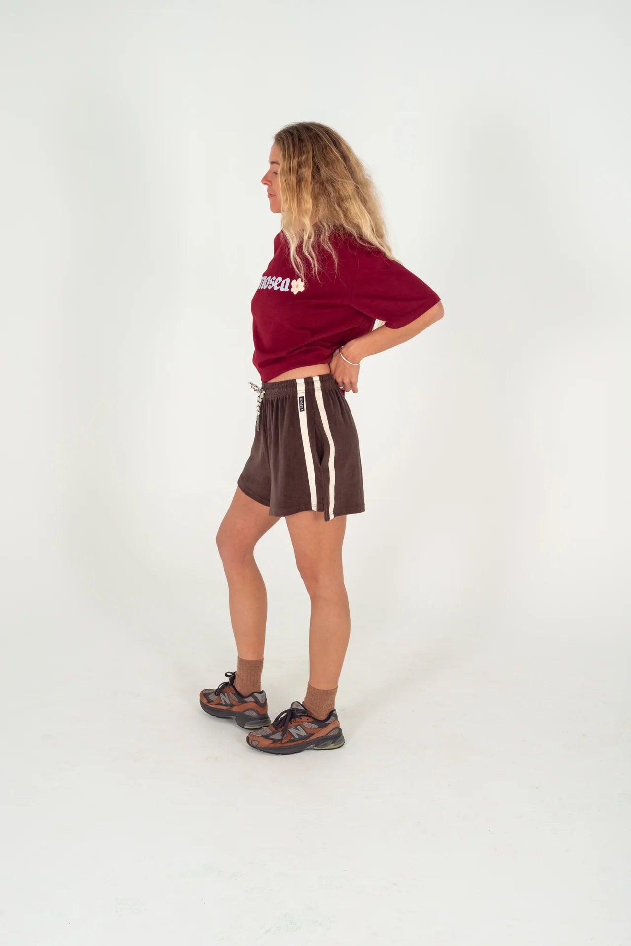 Terry Towelling Short ~ Chocolate