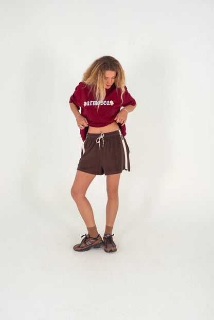 Terry Towelling Short ~ Chocolate
