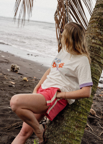 Terry Towelling Short ~ Strawberry