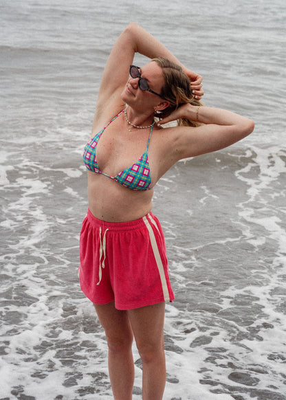 Terry Towelling Short ~ Strawberry