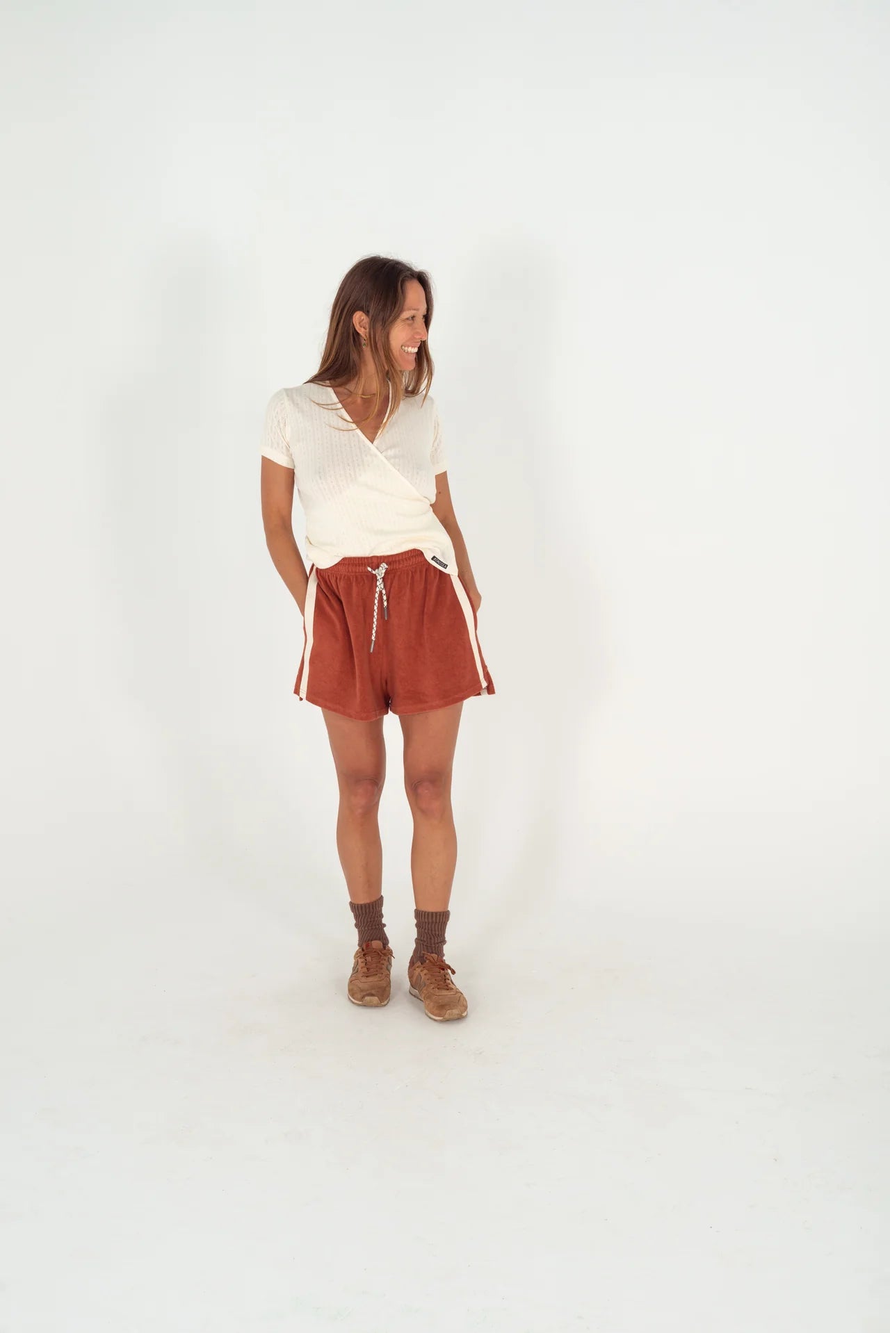 Terry Towelling Short ~ Rust