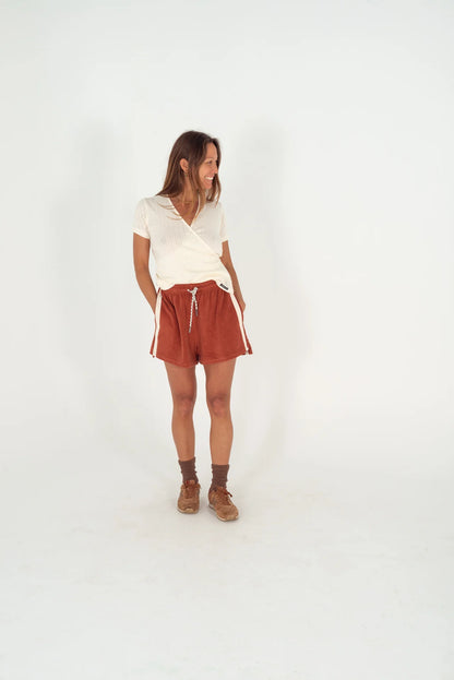 Terry Towelling Short ~ Rust